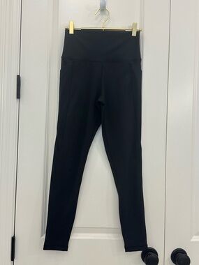 Senita Athletics Black High Waisted Pocket Leggings Size S